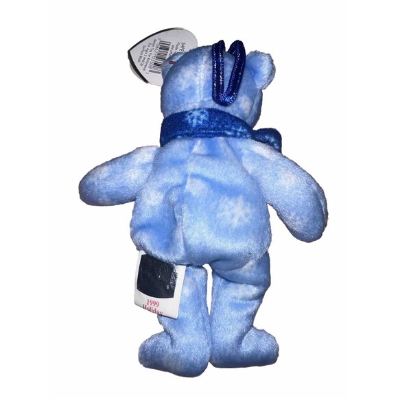 TY Christmas Jingle Beanie 1999 Holiday Teddy - Bear - Picture 6 of 10